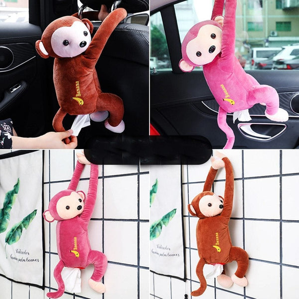 Funny Hanging Monkey Tissue Holder